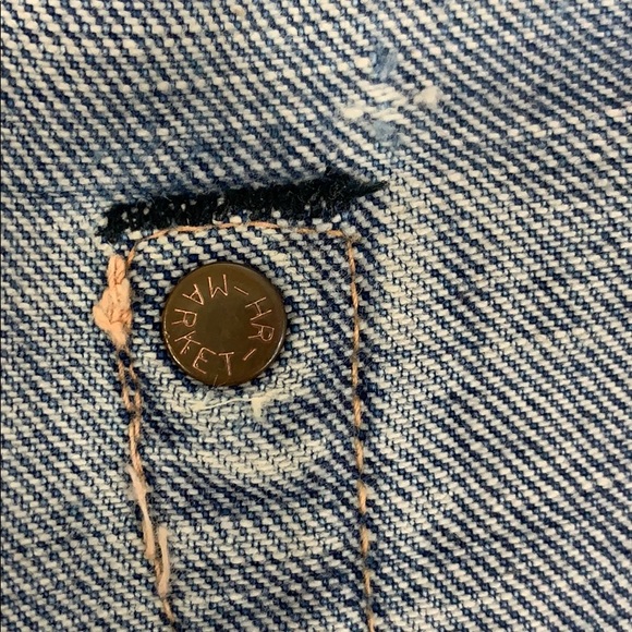 BLUE BLUE Japan rare patch-distressed jeans - Picture 10 of 16